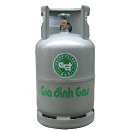 Bình Gas Gia Đình màu xám VAN NGANG 12kg 