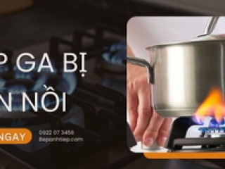 Nguyên nhân & cách xử lý bếp ga bị đen nồi
