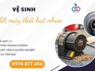 Vệ sinh đầu đốt máy thổi hạt nhựa
