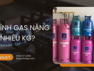 Vỏ bình gas nặng bao nhiêu kg? Giải 