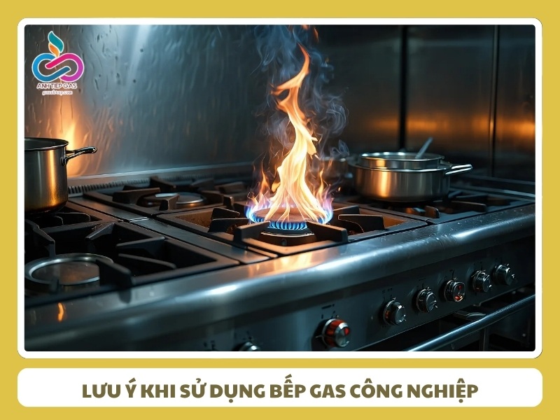 Lưu ý khi sử dụng và bảo quản bếp gas công nghiệp