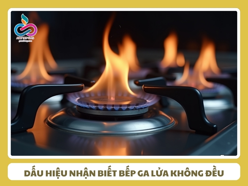 Dau hieu nhan biet bep ga lua khong deu
