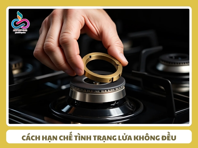 Cach su dung va bao duong bep ga de han che tinh trang lua khong deu
