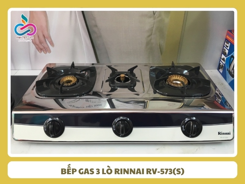 Bếp gas 3 Lò Rinnai RV-573(S)