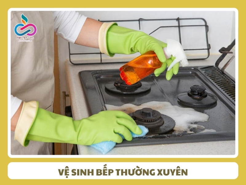 thuong xuyen ve sinh bep gas