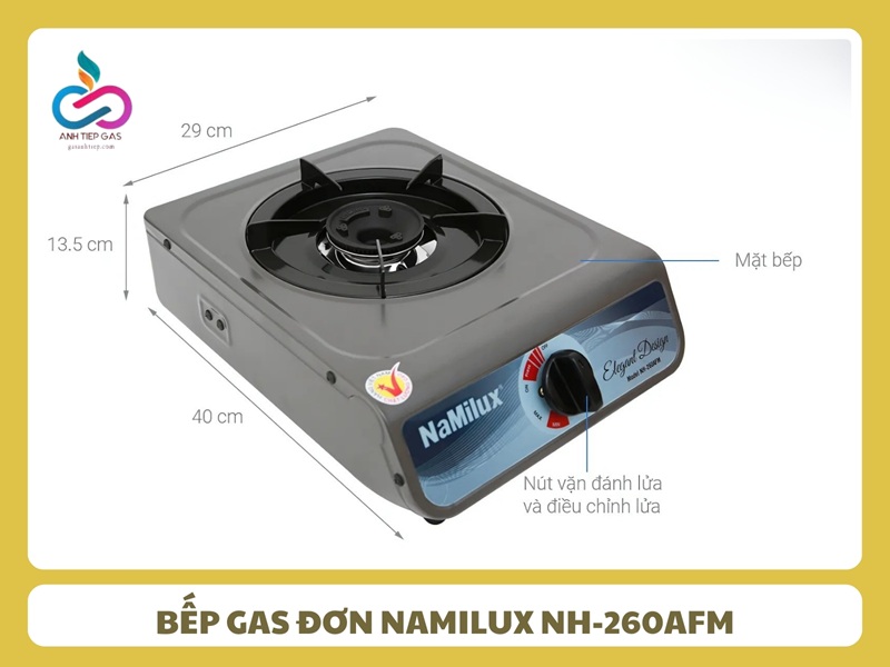 Bep gas don Namilux NH 260AFM