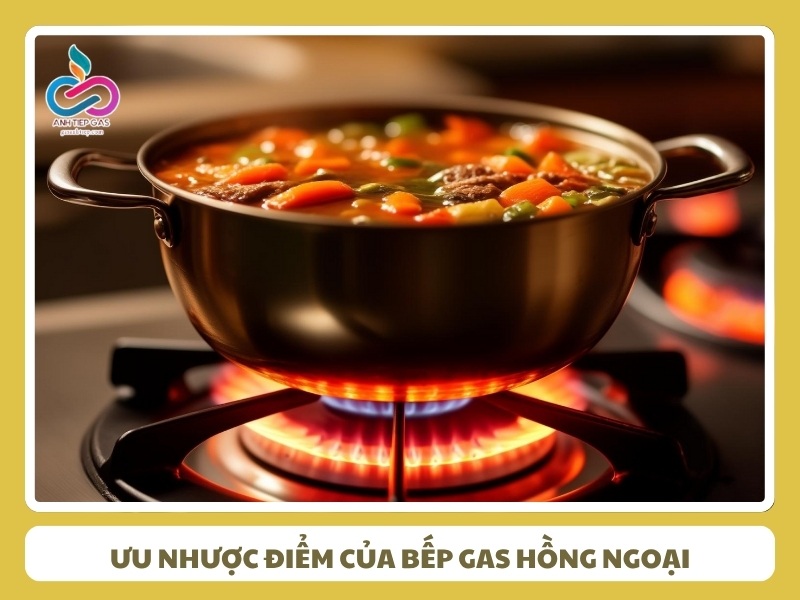 Uu nhuoc diem cua bep gas hong ngoai