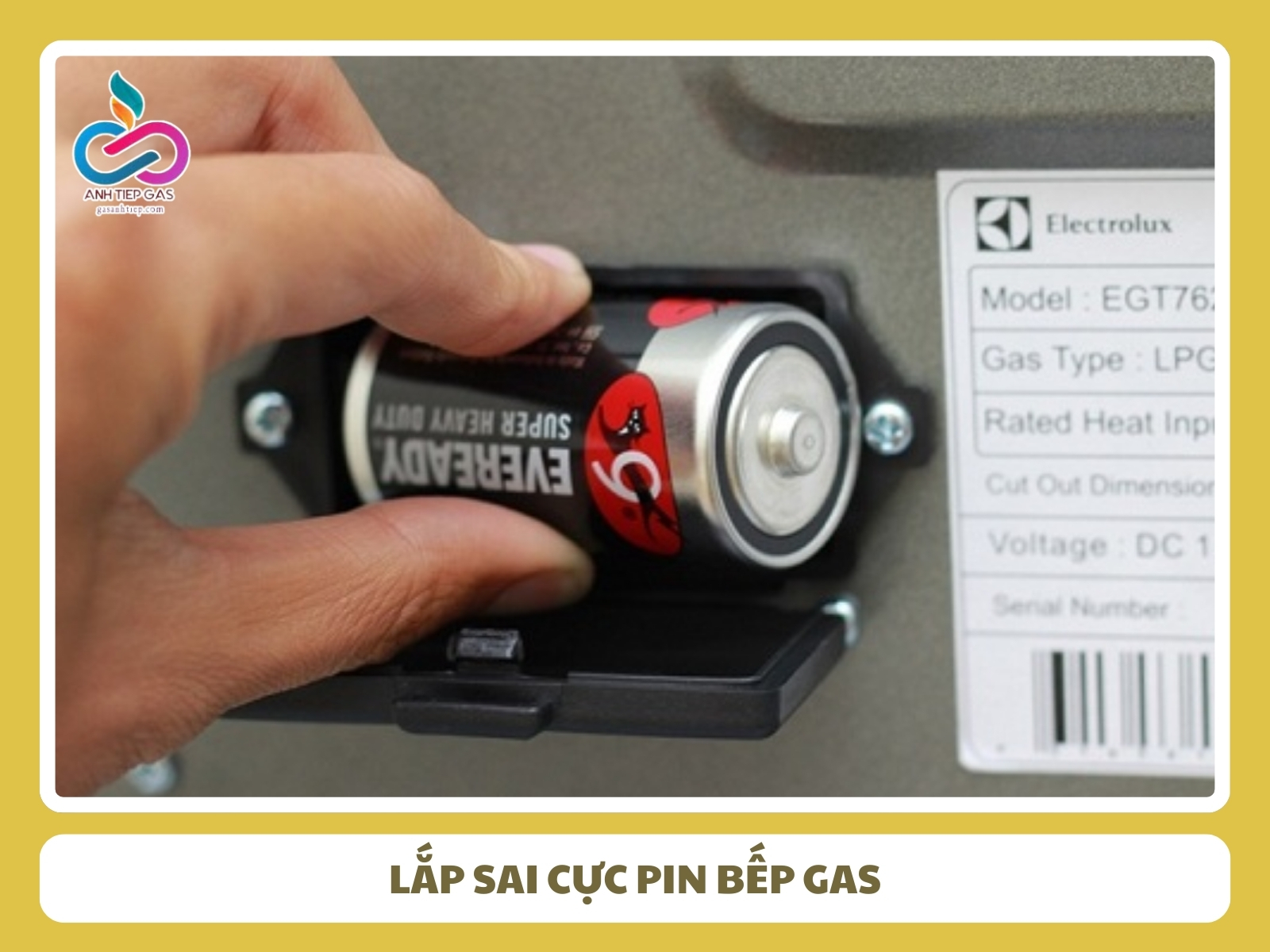lap sai cuc pin