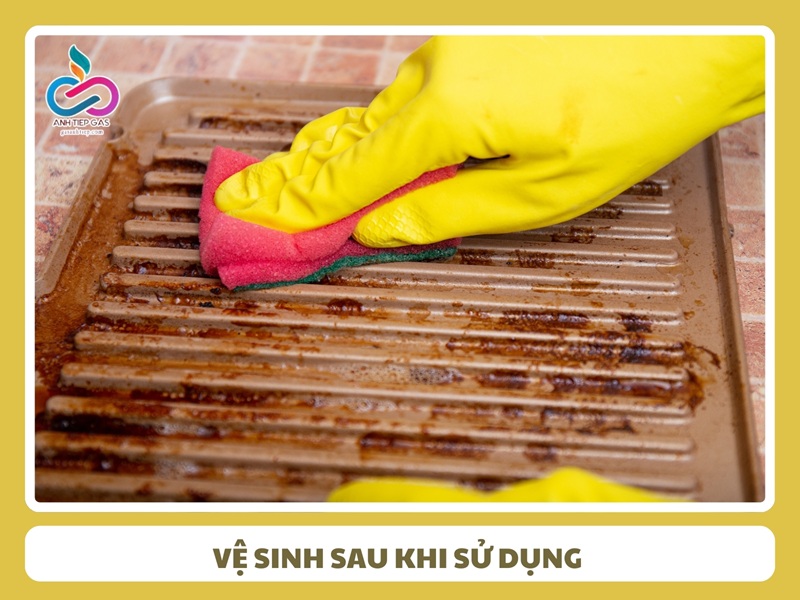 Ve sinh sau khi su dung