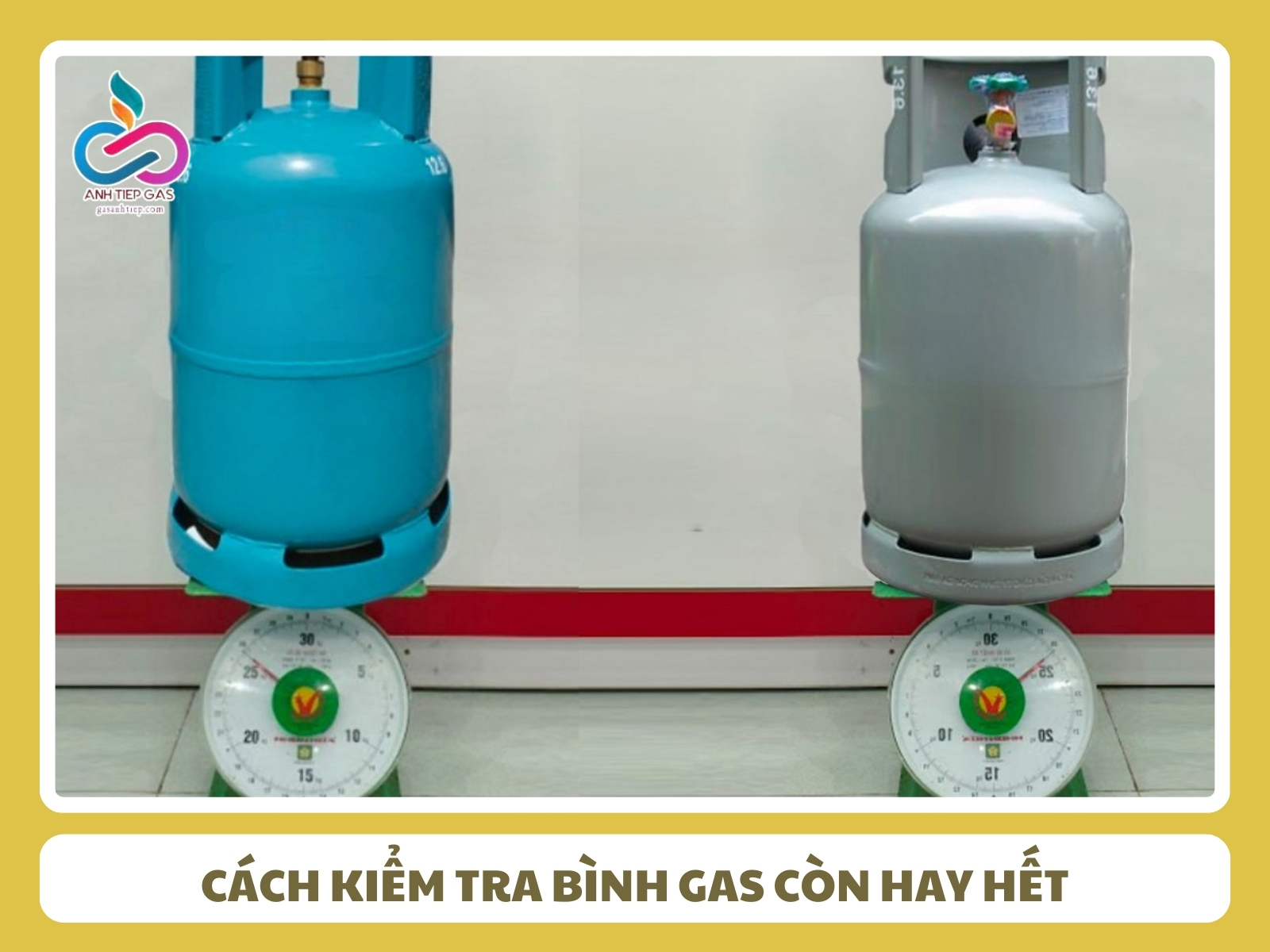 cach kiem tra binh ga con hay het