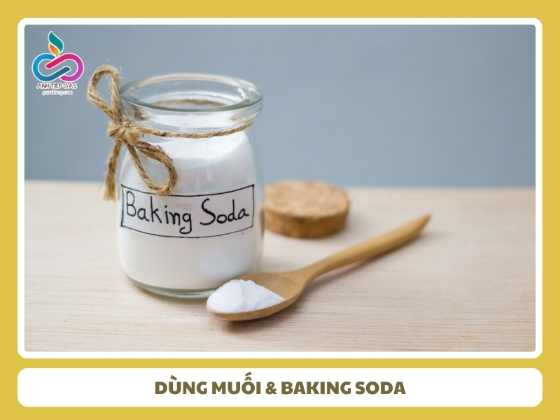 Dung muoi va baking soda