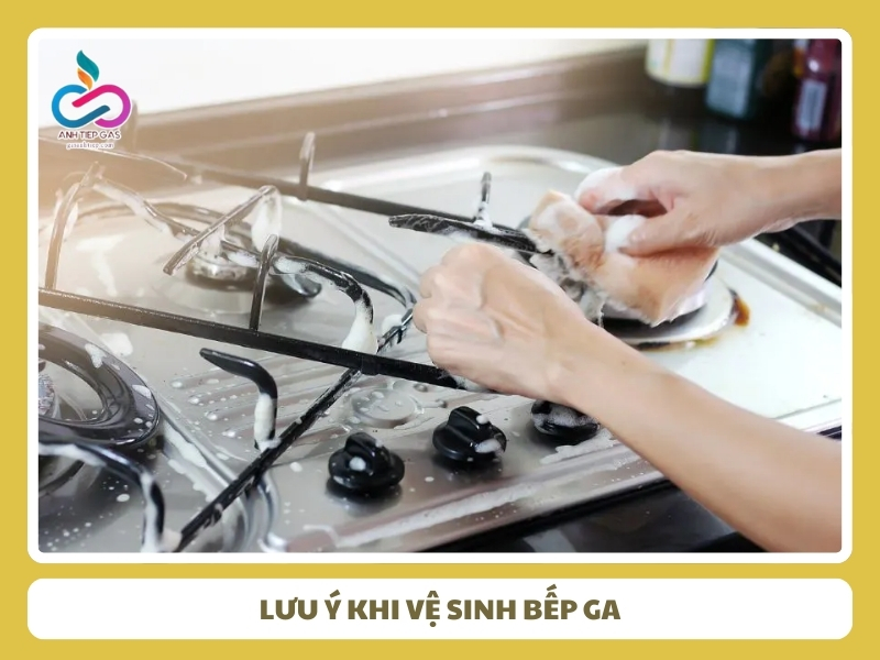 Nhung luu y khi ve sinh bep ga
