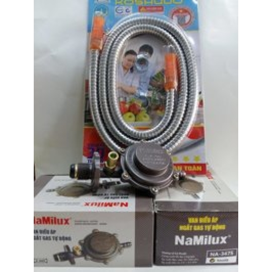 Bộ van dây gas ionx điều áp ngắt gas tự động Namilux