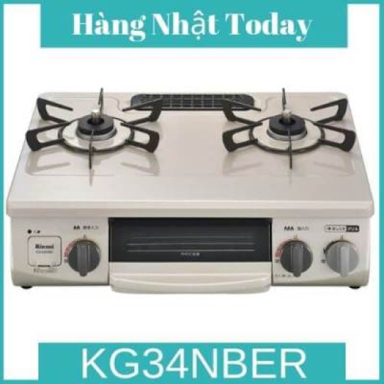 Bếp ga Rinnai KG34NBER mặt men nút vặn đời cao