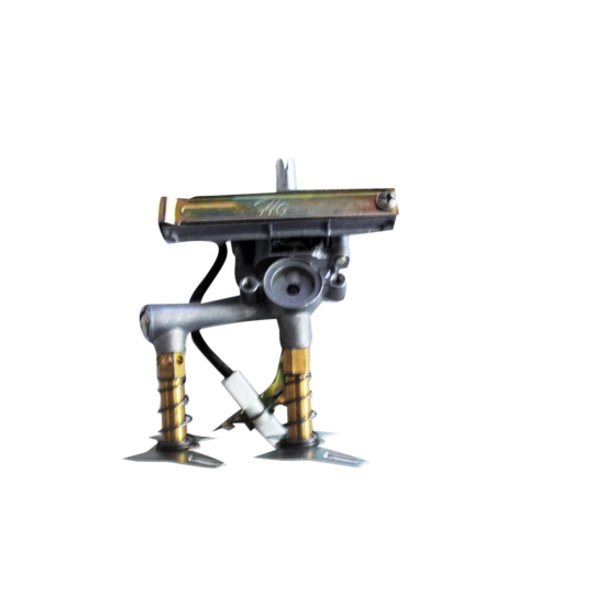 Ổ cụm đôi bếp gas đa năng có 2 pét phun gas dùng cho điếu đốt gang :